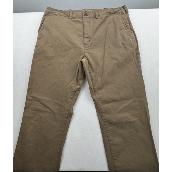 Mack‎ Weldon 35/36x34 Brown Maverick Tech Chino Zip Pocket Pants *READ* - Picture 3 of 16